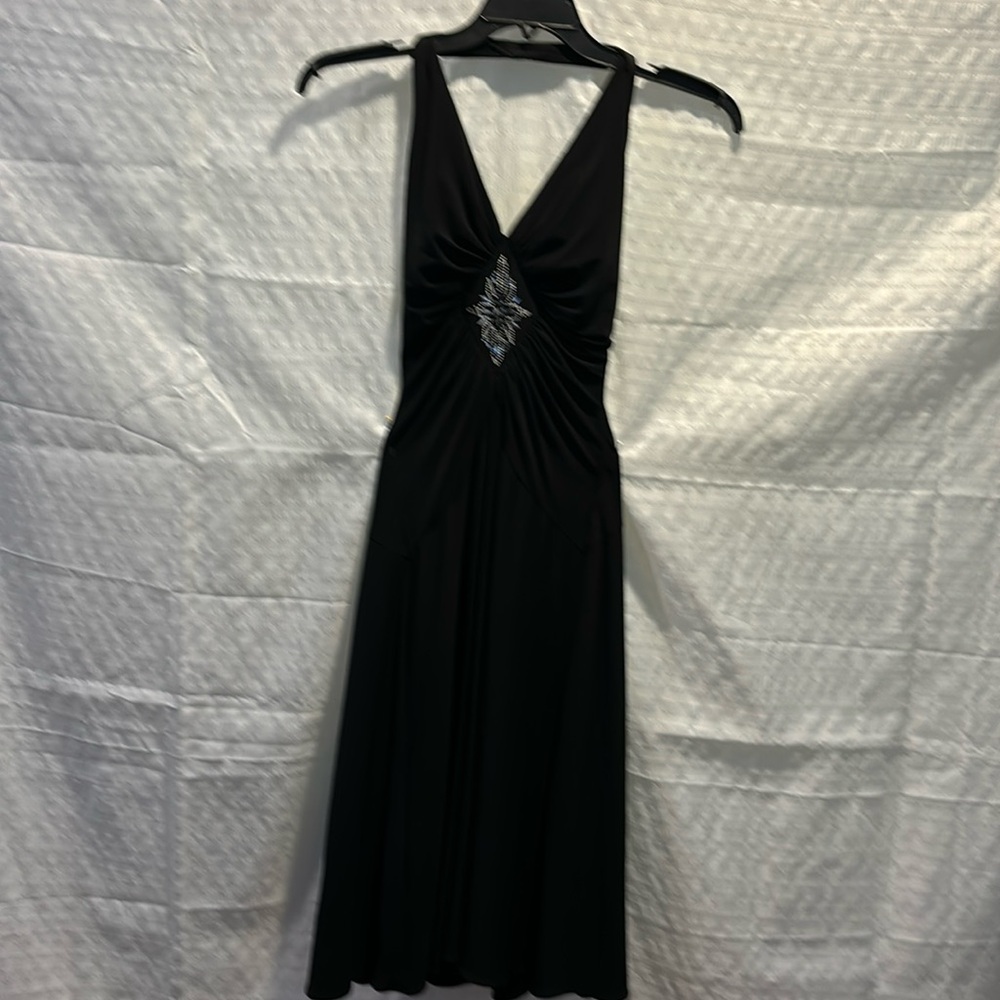 Laundry black polyester “cocktail” dress
